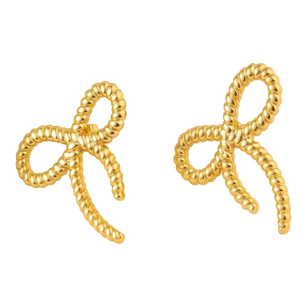 Bow Rope Stud Earrings (2011)
